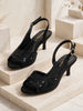 Ladies heels sandal YS-446/446