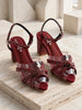 Ladies Heel Sandal YS-438/6270