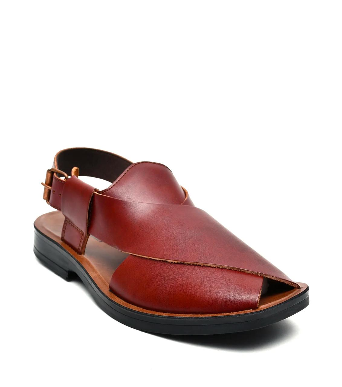 Men's leather Peshawari Chappal ST-01/PS-1501