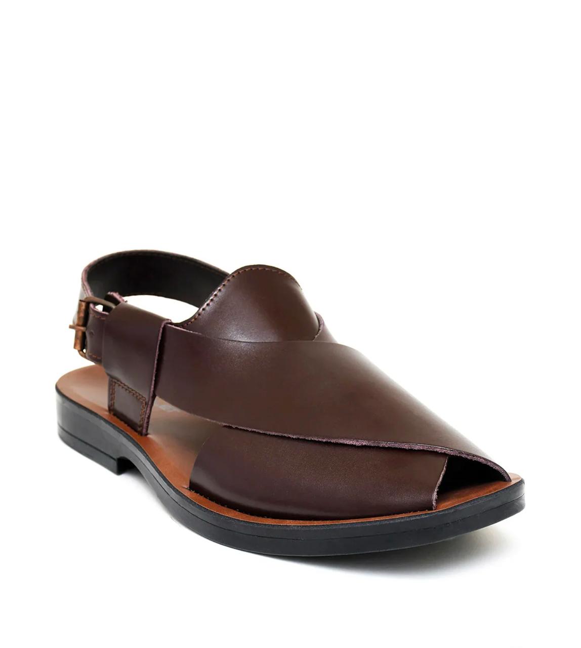 Men's leather Peshawari Chappal ST-01/PS-1501