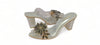 Women's Heeled Sandals with Stunning Stone Detailing KP-182/790