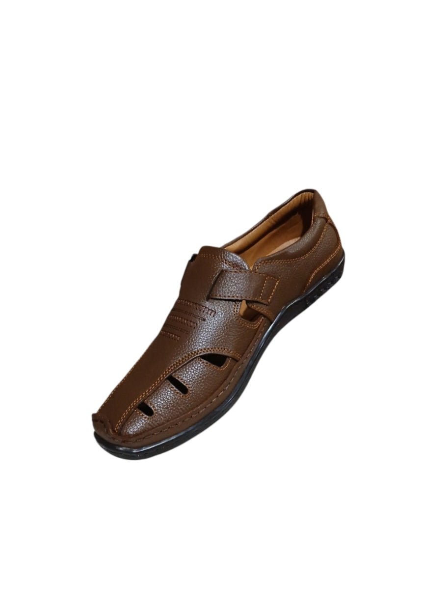 Classic Leather Roman Sandals – Timeless Footwear for Comfort AI-11/2022