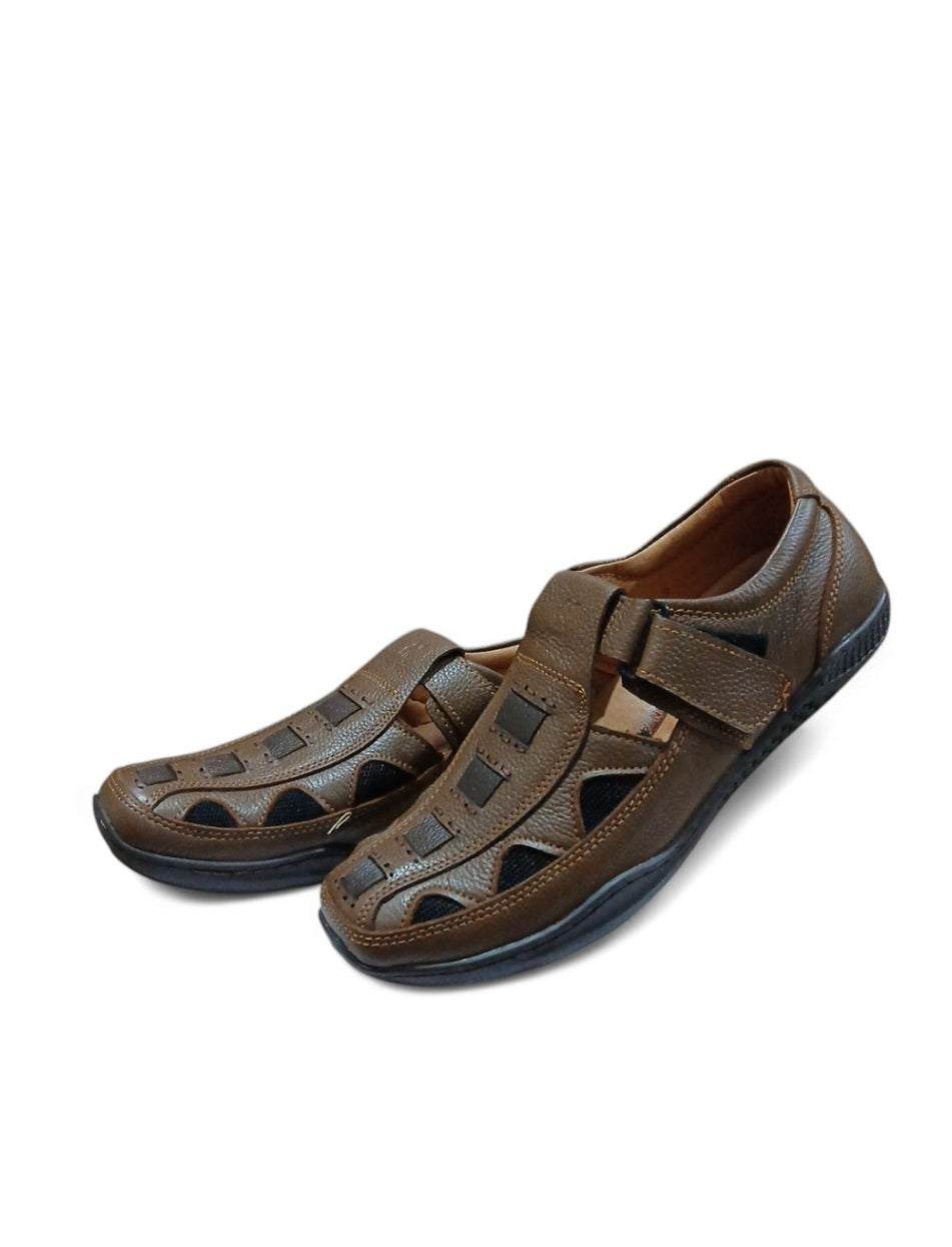 Classic Leather Roman Sandals – Timeless Footwear for Comfort Ai-29/2027